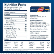 Barilla Spaghetti Pasta, Non-GMO, Durum Wheat Semolina, Kosher Certified, 16 oz. Box (Pack of 8)