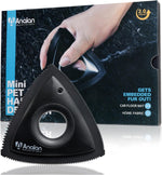 Analanan Mini Pet Hair Remover for Car Detailing Supplies, Carpet Dog Hair Remover, Jet Black