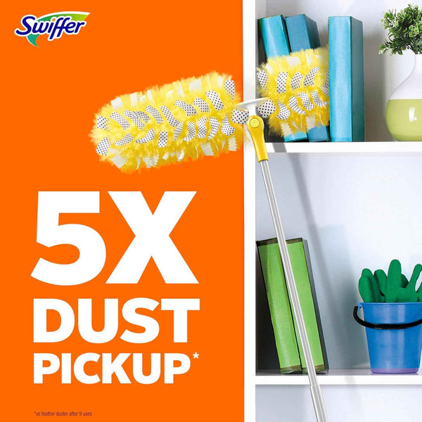Heavy Duty Swiffer 6FT Extendable Handle Duster Kit for Home and Office Dust Removal