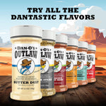 Dan-O's Outlaw Butter Dust Seasoning 6.9 oz - Sugar Free Zero Calorie Dry Spice Blend for Chicken Vegetables Popcorn