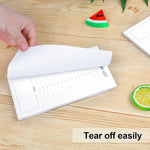 Grocery List Magnet Pad for Fridge, 2 Pack Magnetic Notepads for Refrigerator, Magnetic Grocery List Pad for Fridge, Full Magnet Back Shopping Lists, 60 Sheets Per Note Pads