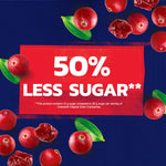 Ocean Spray Craisins 50% Less Sugar Dried Cranberries, 20 Oz Resealable Value Pack Pouch