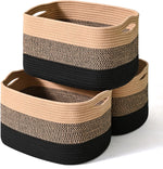 Storage Baskets for Organizing Shelves and Baby Nursery