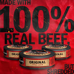 Jack Link's Original Beef Jerky Chew, 36 Pack, 0.32 oz Tins, Ready to Eat Protein Snacks