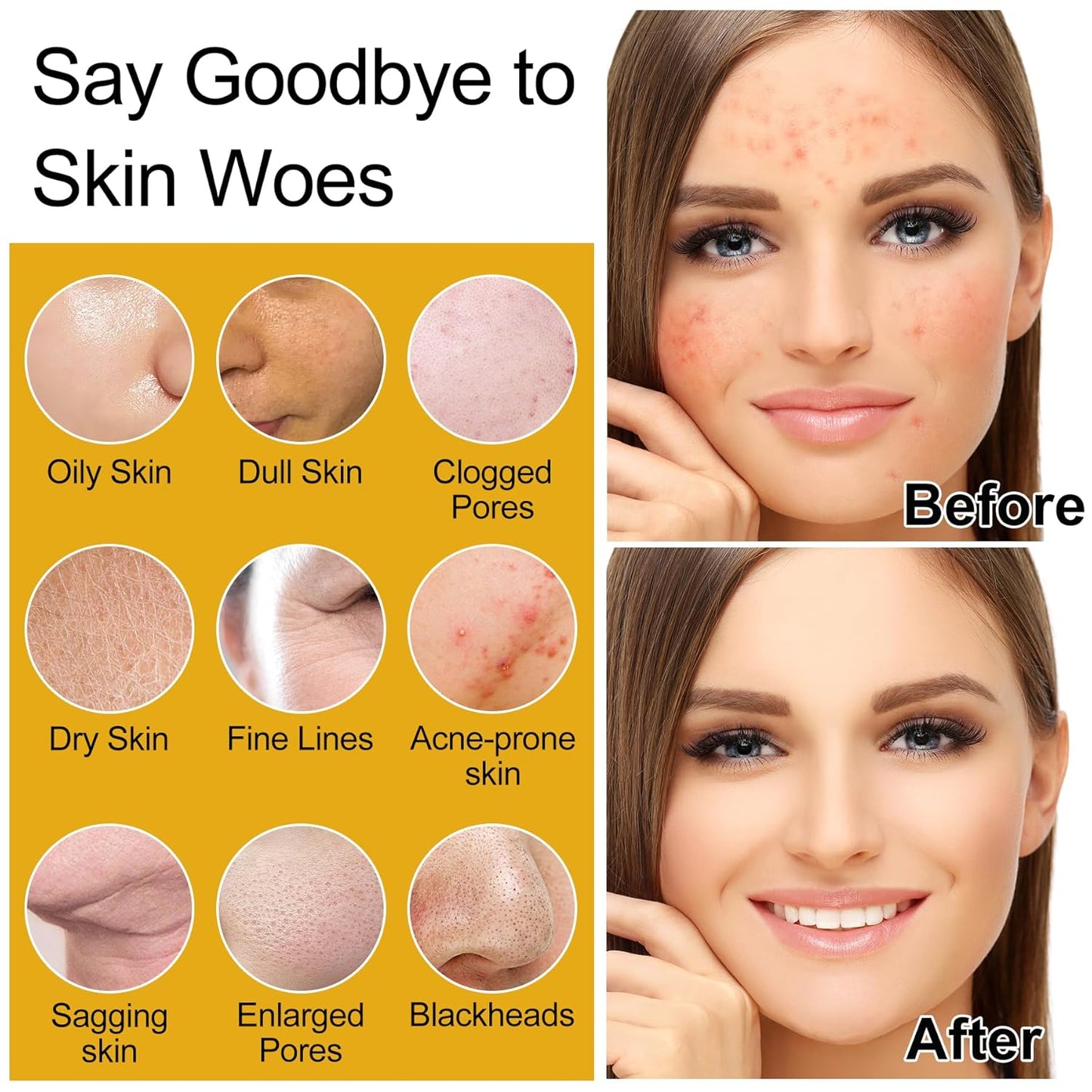 Skin Care Set,6Pcs Women Teen Glass Skincare w/Korean Rice Extract,Hydrate Glow Repair Anti-Aging Facial Routine Kit Self Care Gifts for Women Mom Wife Teenage Girl Her Valentines Day Christmas Gifts