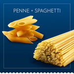 Barilla Penne & Spaghetti Pasta Variety Pack, 16 oz. Boxes (Pack of 8) - Non-GMO, Made with Durum Wheat Semolina - Kosher Certified