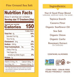 Simple Mills Almond Flour Crackers, Family Size, Fine Ground Sea Salt - Gluten Free, Vegan, Healthy Snacks, 7 Ounce (Pack of 2)