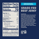 Country Archer Grass Fed Beef Jerky, 7 oz, Original Flavor, Gluten Free, No Nitrates