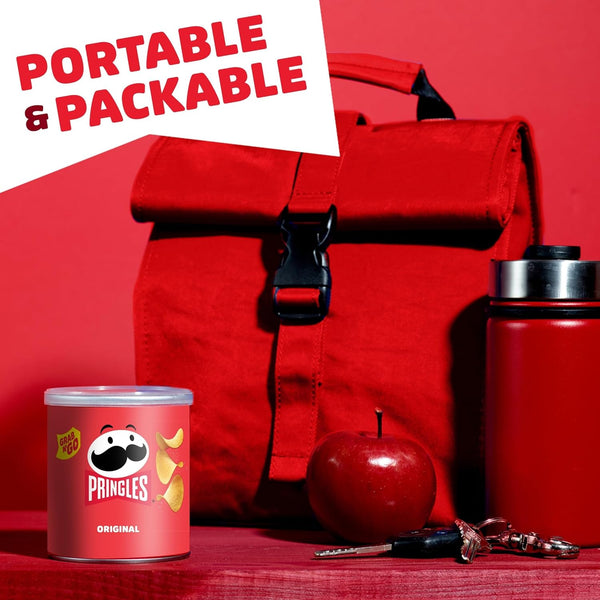 Original Pringles Potato Crisps Chips for Lunch Snacks and Office Use