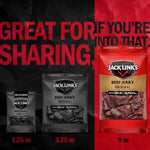 Jack Link's Original Beef Jerky Multipack, 2 Large 9 oz Bags, 10g Protein per Serving, Made with 100% Real Beef