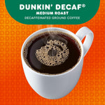 Dunkin' Decaf Medium Roast Coffee, 22 Count, 4 Pack