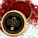 Golden Saffron, Finest Pure Premium All Red Saffron Threads Grade A+ Super Negin, Non-GMO Verified 2.0 Grams