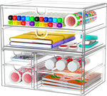 Acrylic Makeup Organizer with 13 Drawers for Storage and Organization