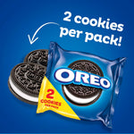 OREO Chocolate Sandwich Cookies, 20 snack packs, 2 cookies per pack, kosher chocolate