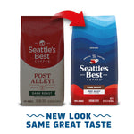seattles best coffee dark roast ground coffee post alley 100 arabica 20 oz bag