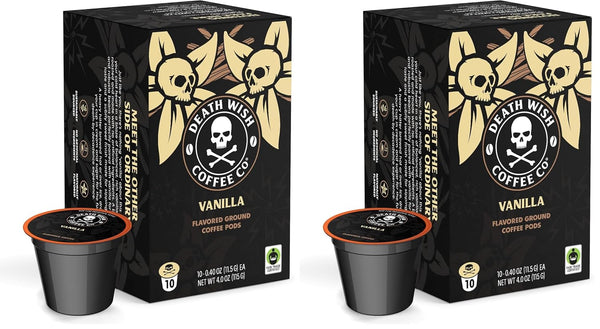Death Wish Coffee Medium Roast Single Serve Pods 50 Count