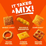 Chex Mix Cheddar Savory Snack Mix, 20 oz tub, resealable
