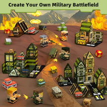 GobiDex 100PCS Magnetic Building Blocks Army Toys, STEM Military Magnetic Tiles with Army Men, Magnet Construction Toys for Toddler Kids Ages 3-5 5-7 4-8, Birthday Gifts for 3+ Year Old Boys Girls