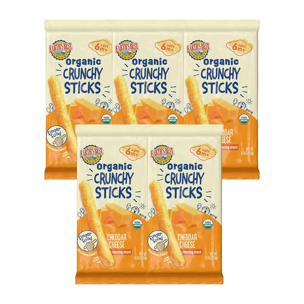 Earth's Best Organic Baby Food Teething Snacks for Babies 6 Months and Older