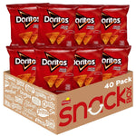 Doritos Flavored Tortilla Chips, Nacho Cheese, 40 Count
