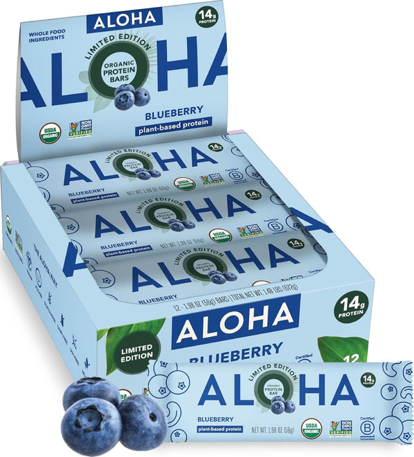 Organic Plant-Based Protein Bars, 12-count, 1.98 Oz, Vegan, Gluten-Free, Paleo