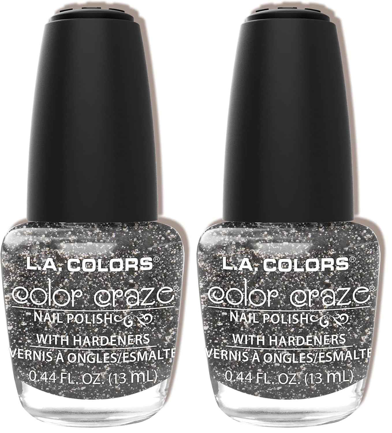L.A. COLORS Color Craze Nail Polish, Glitter Bomb CNP543