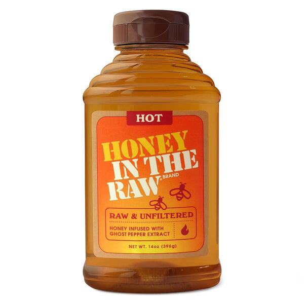 In The Raw Organic Honey, 14 oz Squeeze Bottle, Pure Raw & Unfiltered, No Additives, Gluten and BPA Free, USDA Certified