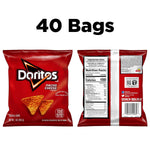 Doritos Flavored Tortilla Chips, Nacho Cheese, 40 Count