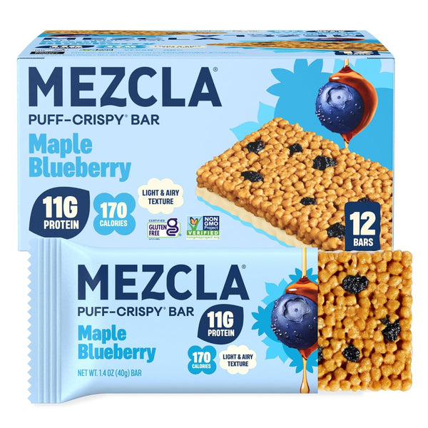 Mezcla Puff-Crispy Plant Based Protein Bars Variety Pack