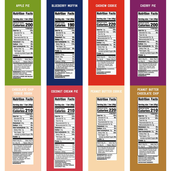 Larabar Fruit and Nut Bars Variety Pack, 16 Count, 26.4 oz, Gluten Free and Vegan