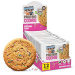 Lenny & Larry's Protein Cookies, Peanut Butter Chocolate Chip, 16g Plant Protein, 10g Fiber, Soft-Baked, Vegan, Non-GMO, 4oz, Pack of 12