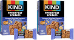 KIND Breakfast Protein Bars, Dark Chocolate Cocoa, Gluten Free, Low Sodium, 6 Count
