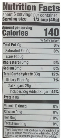 365 by Whole Foods Market, Organic Dried Sweetened Cranberries, 8 Ounce, Perfect for Healthy Snacks and Baking