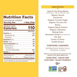 Simple Mills Honey Cinnamon Seed & Nut Flour Sweet Thins Snack Packs