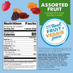 Mott's Assorted Fruit Snacks Family Pack, Gluten Free Gummies, 40 Count Individual Pouches