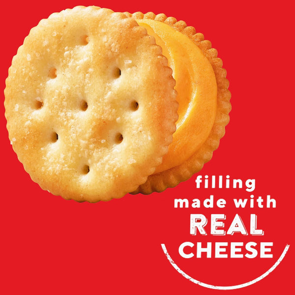 RITZ Cheese Sandwich Crackers, 20 snack packs, 6 crackers per pack