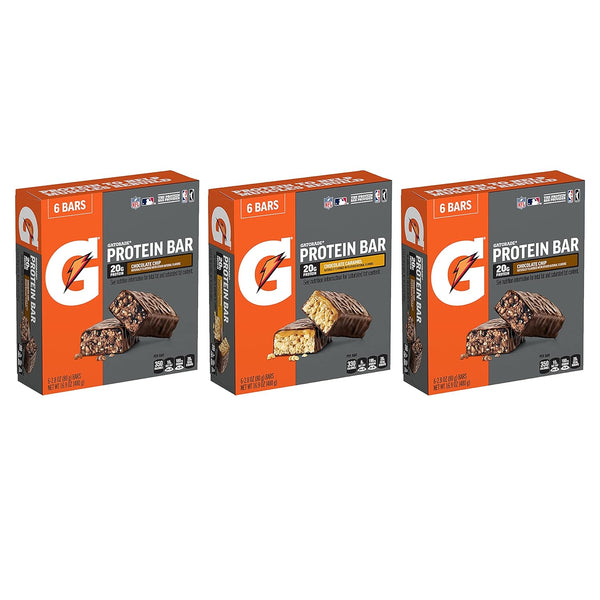 Gatorade Whey Protein Bars Cookies & Crème Pack of 12