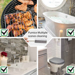 2 Pack Pumice Stone Toilet Cleaner Extra Long Handle for Removing Bowl Ring Pool Bathroom