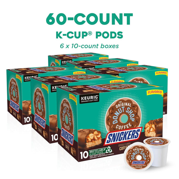 Snickers Coffee Keurig Single Serve K-Cup Pods 60 Count