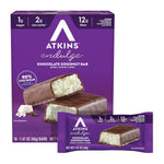 Atkins Endulge Chocolate Coconut Flavored Snack Bar, Low Sugar, High Fiber, 16 Count