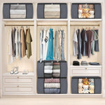 6 pack storage bags for clothes and blanket organization
