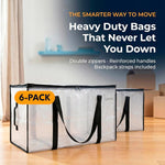 ClearSpace Heavy Duty Moving Bags for Storage and Organization