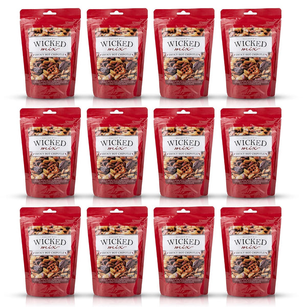 Wicked Mix Snack Mix with Mixed Nuts - Resealable Bag with Almonds, Cashews, Pretzels, Pecans