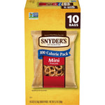 Snyder's of Hanover Mini Pretzels, 10 Count, 0.92 Oz, Individually Wrapped Snack Packs