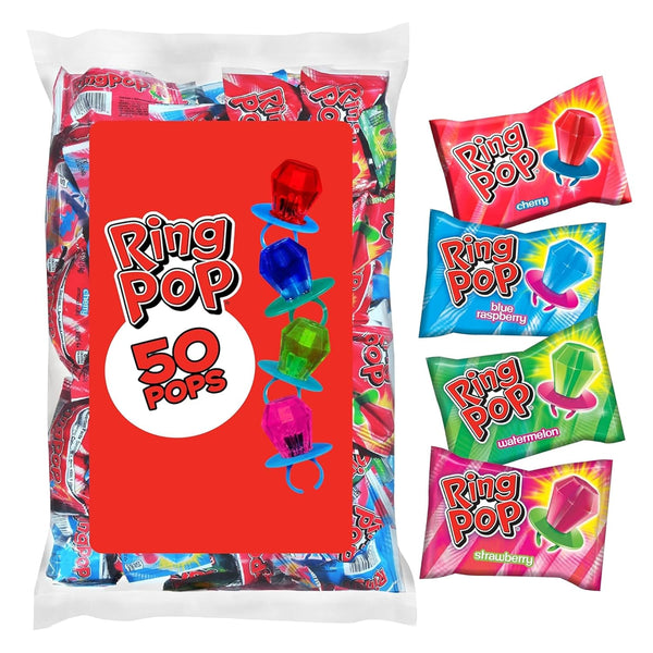 Bulk candy variety pack with assorted flavors and individually wrapped lollipops
