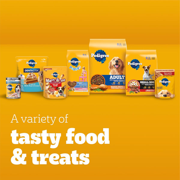 pedigree choice cuts in gravy adult soft wet dog food, 3.5 oz pouches, 30-count variety pack