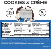 Power Crunch Protein Energy Wafer Bars Cookies and Creme 12 Count