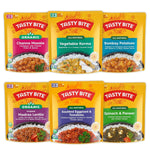 Tasty Bite Variety Pack: 6 Authentic Indian Entrees, Vegan & Ready in 60 Seconds