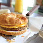 Jimmy Dean Sausage, Egg and Cheese Croissant Breakfast Sandwich, 8 Count Frozen Package