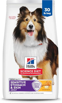 Hills Science Diet Sensitive Stomach Skin Chicken Recipe Adult Dog Food 30 lb Bag